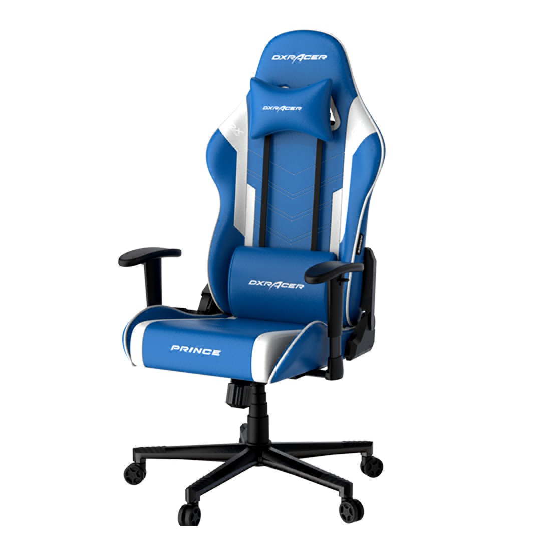 DXRACER PRINCE SERIES P132 GAMING CHAIR - BLUE/WHITE